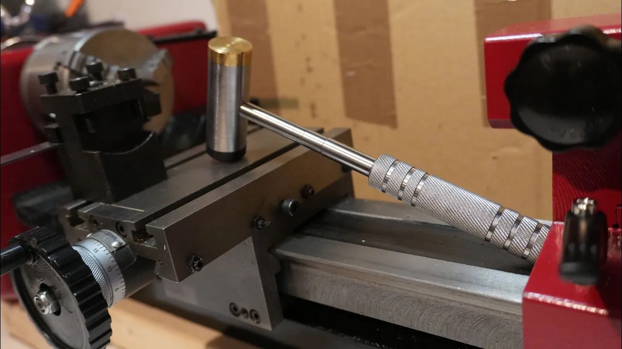 My homemade machinist’s hammer with replaceable faces