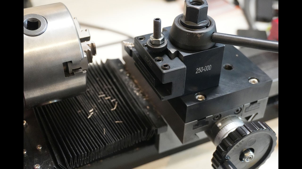 Quick-change tool post upgrade on my Sealey lathe